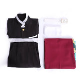 Halloweez Demon Slayer Giyuu Cosplay Kimono Robe Uniform Outfit - Halloweez
